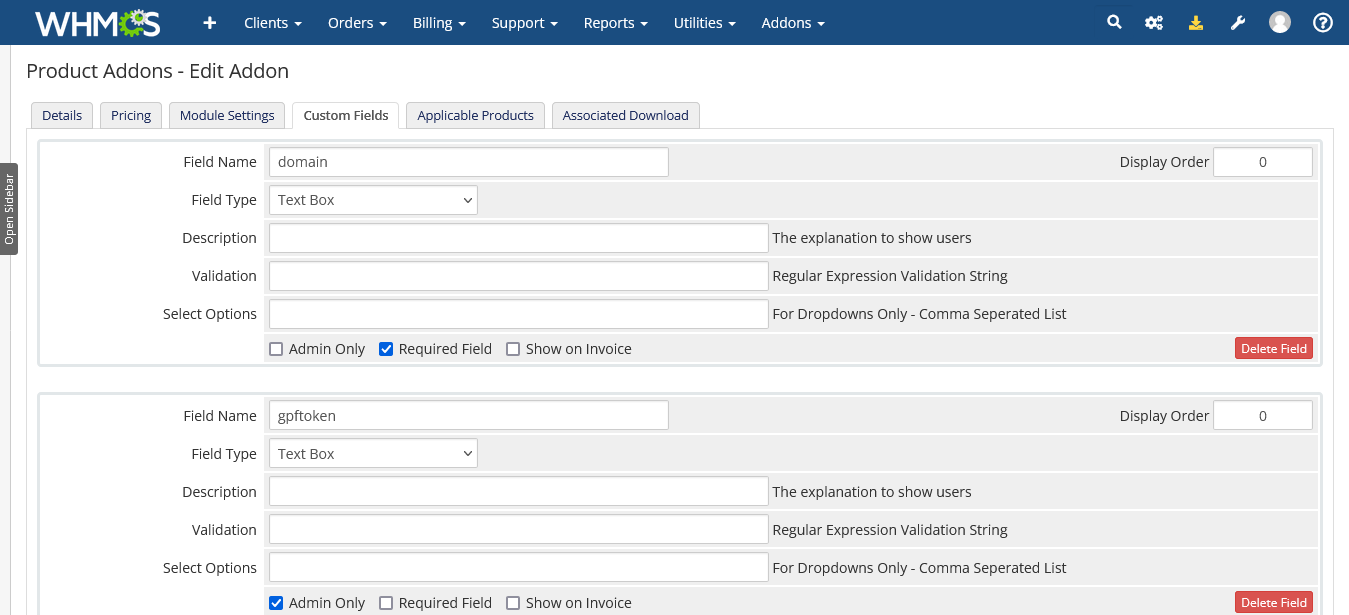 whmcs firewall addon service 4