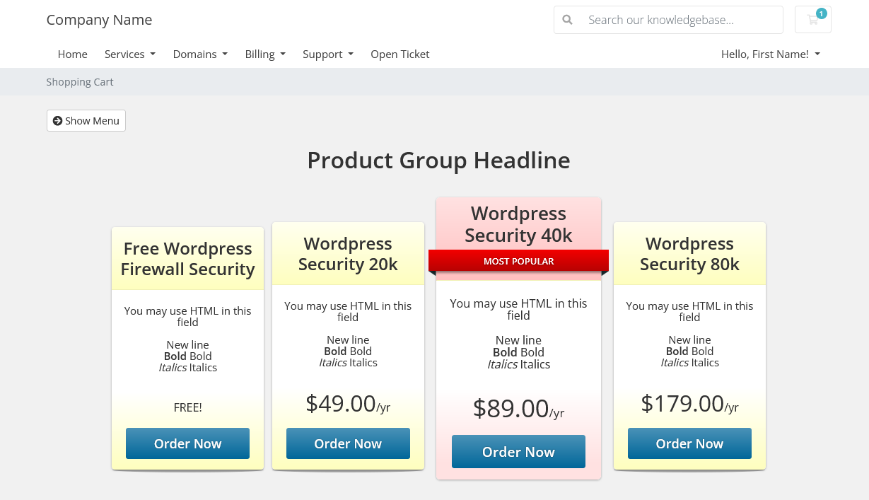 whmcs firewall standalone service