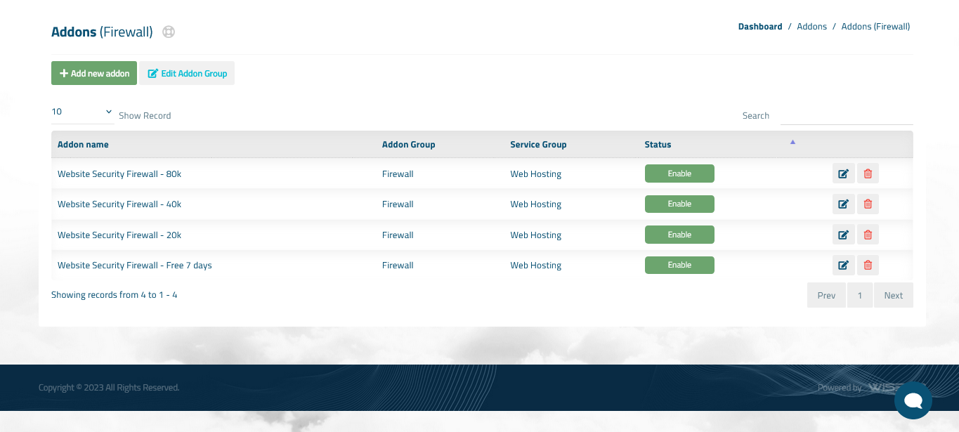 wisecp reseller firewall plugin